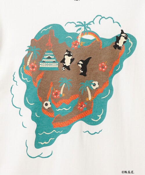 BEAMS JAPAN(ビームス ジャパン)の「【大名古屋展2025】【別注】名古屋グランパス / グランパス Tシャツ(Tシャツ/カットソー・レディース・ホワイト/ネイビー・M/S/L/XL)」の7枚目の写真