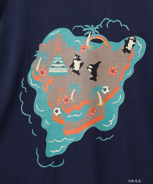 BEAMS JAPAN(ビームス ジャパン)の「【大名古屋展2025】【別注】名古屋グランパス / グランパス Tシャツ(Tシャツ/カットソー・レディース・ホワイト/ネイビー・M/S/L/XL)」の13枚目の写真