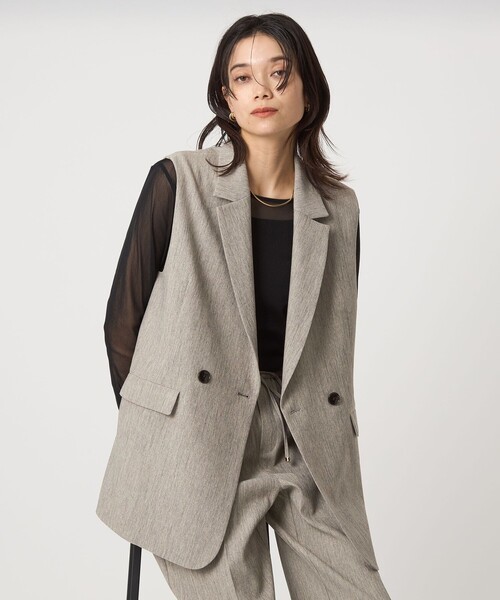 green label relaxingツイードライクジレ　グリーンレーベル green label relaxing（グリーンレーベルリラクシング）の
