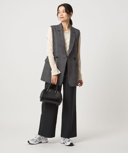 セール】ツイードライク ジレ マシンウォッシャブル 帯電防止（ベスト