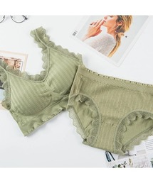 Beststore（ベストストア）の「ノンワイヤー ブラジャーショーツ セット（ブラ&ショーツ）」