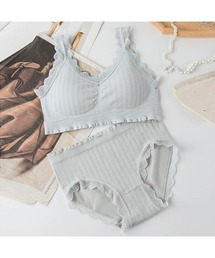 Beststore（ベストストア）の「ノンワイヤー ブラジャーショーツ セット（ブラ&ショーツ）」