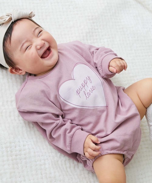 devirock(デビロック)の「綿100% デビラボ プリント ゆったり 長袖 ロンパース(ロンパース・キッズ・ブラック系その他/グレー系その他/ピンク系その他/イエロー系その他/ベージュ系その他/パープル系その他/ベージュ系その他2/グリーン系その他/ピンク系その他2/グリーン系その他2・70cm/80cm)」の10枚目の写真