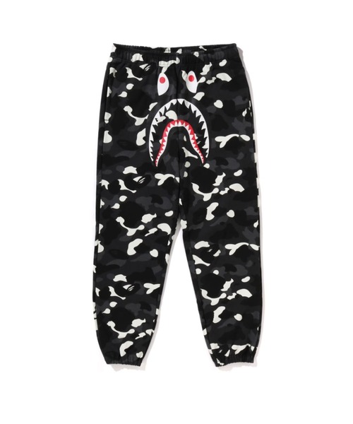 A Bathing Ape シャークデザイン バスケットパンツ 白 L A BATHING APE® Shark Sweatpants | Bape official website