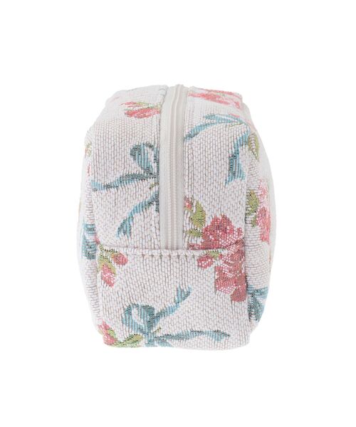 Maison de FLEUR(メゾンドフルール)の「ローズリボン柄ゴブランポーチ(ポーチ・レディース・オフホワイト・FREE)」の9枚目の写真