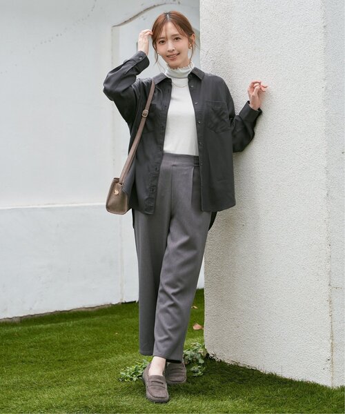 ikka(イッカ)の「フェイクスエードローファー(ローファー・レディース・ライトベージュ/ブラック/グレー・L/M)」の14枚目の写真