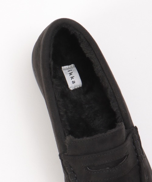 ikka(イッカ)の「フェイクスエードローファー(ローファー・レディース・ライトベージュ/ブラック/グレー・L/M)」の5枚目の写真