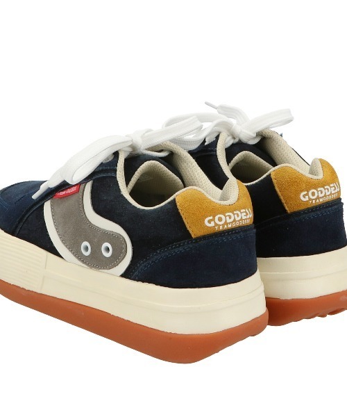 BACKYARD FAMILY（バックヤードファミリー）の「GODDESS Boarder Sneakers 厚底スニーカー（スニーカー・レディース・マルチ/ネイビー・XL/L/M）」の3枚目の写真