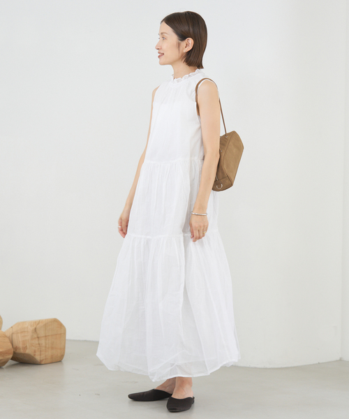 IENA（イエナ）の「MARILYN MOON/マリリンムーン Sheer gather OP ワンピース（ワンピース・レディース・ブラック・FREE）」の14枚目の写真