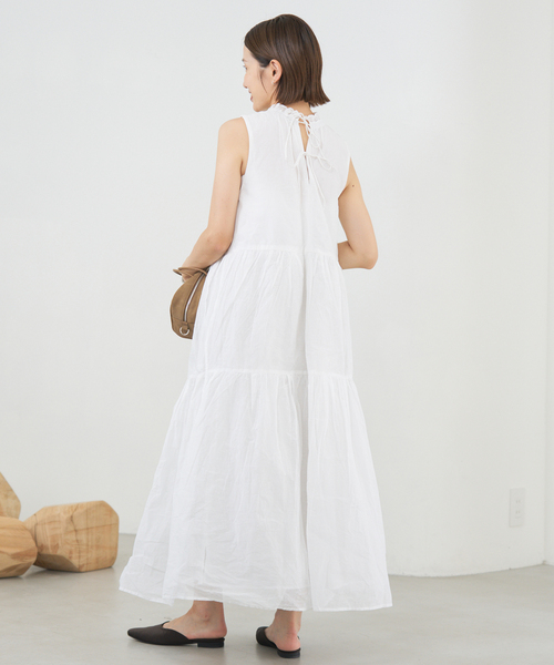 IENA（イエナ）の「MARILYN MOON/マリリンムーン Sheer gather OP ワンピース（ワンピース・レディース・ブラック・FREE）」の15枚目の写真