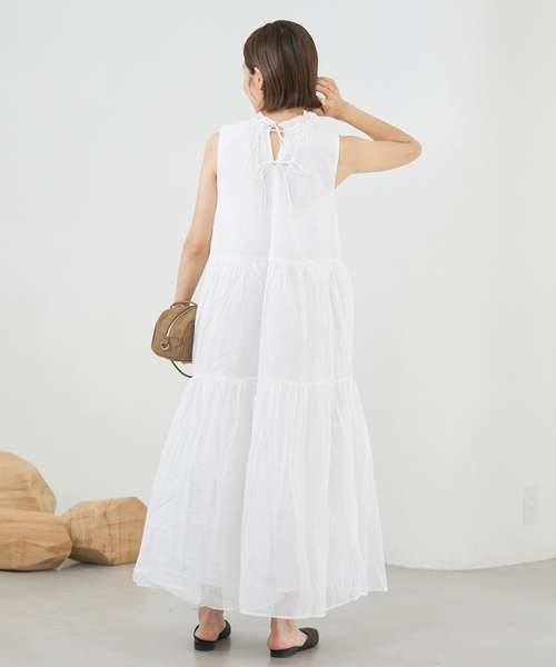 IENA（イエナ）の「MARILYN MOON/マリリンムーン Sheer gather OP ワンピース（ワンピース・レディース・ブラック・FREE）」の16枚目の写真