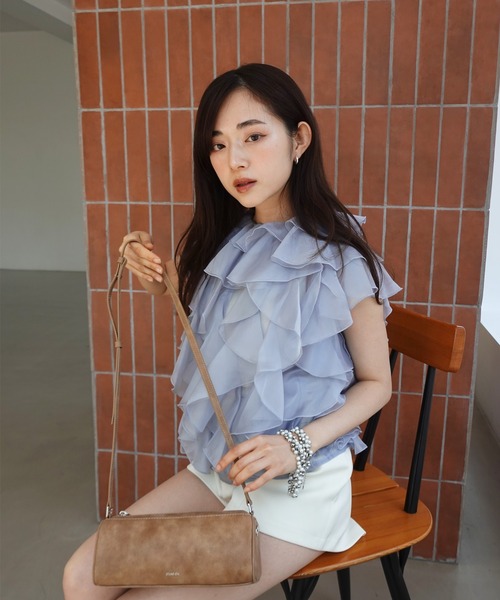 EIMY ISTOIRE(エイミーイストワール)の「ボンディングマイクロミニボトム ショートパンツ レディース 夏 秋 きれいめ(その他パンツ・レディース・アイボリー/グレー/ブラック・M/S)」の12枚目の写真