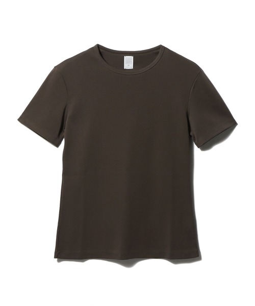ESTNATION(エストネーション)の「GOOD PEOPLE GOOD STITCHING GOOD PRODUCT for ESTNATION / オーガニックコットン Tシャツ(Tシャツ/カットソー・レディース・ブラウン/レッド/ネイビー/オフホワイト・FREE)」の3枚目の写真