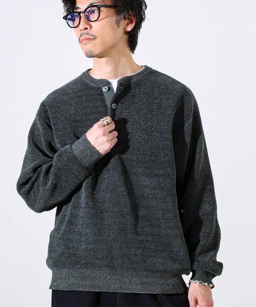 フレディ＆グロスター（FREDY&GLOSTER）/【好評につきリピート＆カラー追加決定！】【チクチクしないニット】モールバックボーダーヘン… セール】【好評につきリピート＆カラー追加決定！】【チクチクしない