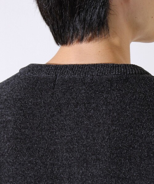 GLOSTER(グロスター)の「【好評につきリピート&カラー追加決定!】【チクチクしないニット】モールバックボーダーヘンリーネック(ニット/セーター・メンズ・ネイビー/チャコールグレー/マスタード/アイボリー/グリーン・S/L/M)」の14枚目の写真