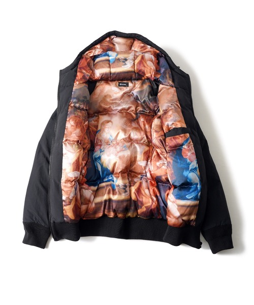 Subciety（サブサエティ）の「Nylon puff hooded jkt（ナイロンジャケット・メンズ・ブラック・X-LARGE/LARGE/MEDIUM/SMALL）」の2枚目の写真