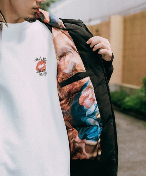 Subciety（サブサエティ）の「Nylon puff hooded jkt（ナイロンジャケット・メンズ・ブラック・X-LARGE/LARGE/MEDIUM/SMALL）」の10枚目の写真