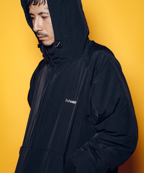 ジャケット・アウター subciety Nylon puff hooded jkt セール】Nylon puff hooded jkt（ナイロンジャケット）｜Subciety