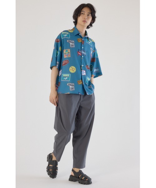 RODEO CROWNS WIDE BOWL(ロデオクラウンズワイドボウル)の「マルチパターンシャツ(シャツ/ブラウス・メンズ・ブルー/ブラック/ベージュ・MEDIUM/LARGE)」の14枚目の写真