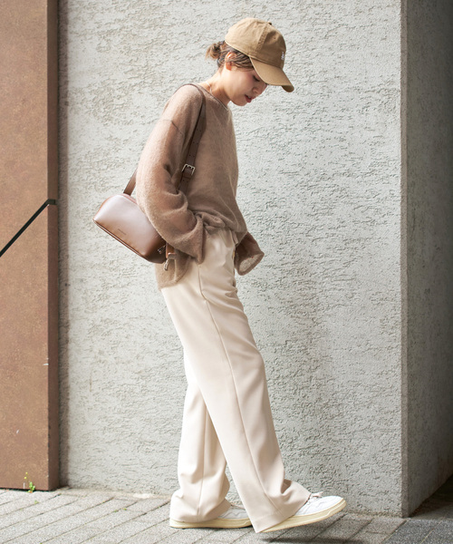 Spick & Span（スピックアンドスパン）の「ADD CULUMN/アドカラム FIGRE BODY BAG（ショルダーバッグ・レディース・ブラウン/カーキ・FREE）」の8枚目の写真