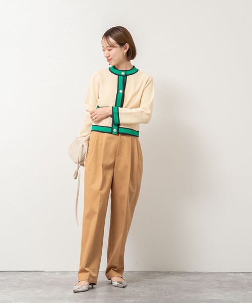 NOLLEY’S（ノーリーズ）の「ウォッシャブル Premium TWLL オトナチノパンツ（その他パンツ・レディース・キャメル/カーキ・38/36）」の9枚目の写真