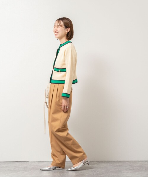 NOLLEY’S（ノーリーズ）の「ウォッシャブル Premium TWLL オトナチノパンツ（その他パンツ・レディース・キャメル/カーキ・38/36）」の10枚目の写真