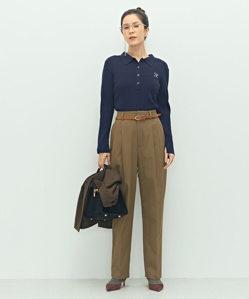 NOLLEY’S（ノーリーズ）の「ウォッシャブル Premium TWLL オトナチノパンツ（その他パンツ・レディース・キャメル/カーキ・38/36）」の14枚目の写真