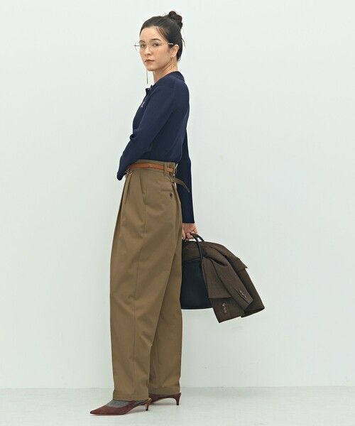 NOLLEY’S（ノーリーズ）の「ウォッシャブル Premium TWLL オトナチノパンツ（その他パンツ・レディース・キャメル/カーキ・38/36）」の17枚目の写真