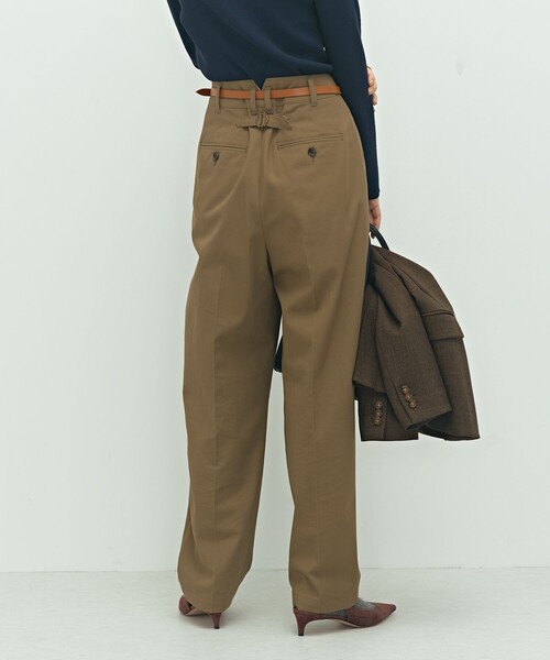 NOLLEY’S（ノーリーズ）の「ウォッシャブル Premium TWLL オトナチノパンツ（その他パンツ・レディース・キャメル/カーキ・38/36）」の20枚目の写真