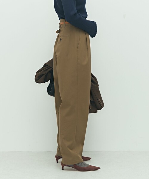 NOLLEY’S（ノーリーズ）の「ウォッシャブル Premium TWLL オトナチノパンツ（その他パンツ・レディース・キャメル/カーキ・38/36）」の21枚目の写真