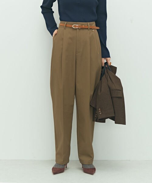 NOLLEY’S（ノーリーズ）の「ウォッシャブル Premium TWLL オトナチノパンツ（その他パンツ・レディース・キャメル/カーキ・38/36）」の22枚目の写真