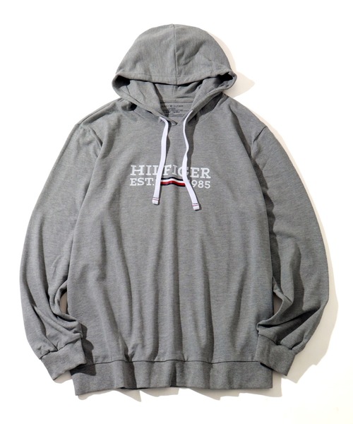 TOMMY HILFIGER（トミーヒルフィガー）の「【TOMMY HILFIGER/トミーヒルフィガー】 ロゴ ライトウェイトパーカー（パーカー・メンズ・ヘザーグレー/ブルー/ネイビー・S/M/L/XL）」の4枚目の写真