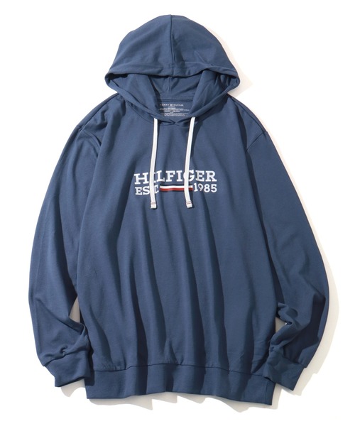 TOMMY HILFIGER（トミーヒルフィガー）の「【TOMMY HILFIGER/トミーヒルフィガー】 ロゴ ライトウェイトパーカー（パーカー・メンズ・ヘザーグレー/ブルー/ネイビー・S/M/L/XL）」の7枚目の写真