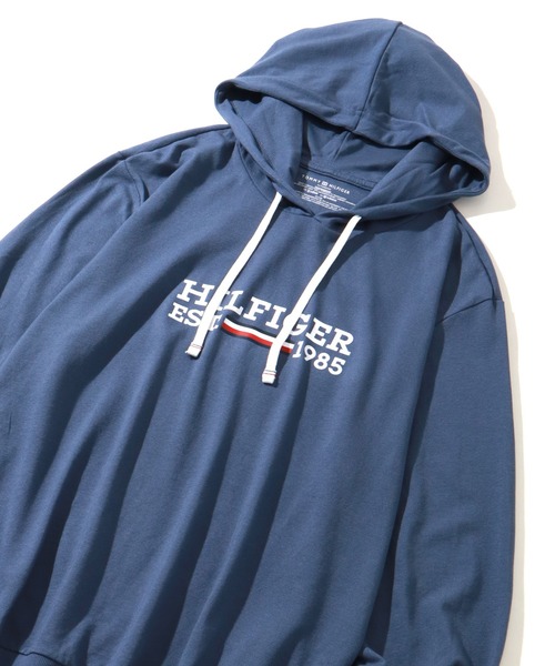 TOMMY HILFIGER（トミーヒルフィガー）の「【TOMMY HILFIGER/トミーヒルフィガー】 ロゴ ライトウェイトパーカー（パーカー・メンズ・ヘザーグレー/ブルー/ネイビー・S/M/L/XL）」の19枚目の写真