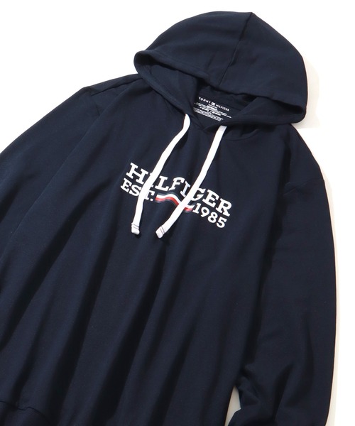 TOMMY HILFIGER（トミーヒルフィガー）の「【TOMMY HILFIGER/トミーヒルフィガー】 ロゴ ライトウェイトパーカー（パーカー・メンズ・ヘザーグレー/ブルー/ネイビー・S/M/L/XL）」の18枚目の写真