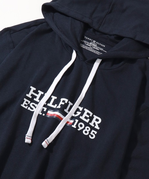 TOMMY HILFIGER（トミーヒルフィガー）の「【TOMMY HILFIGER/トミーヒルフィガー】 ロゴ ライトウェイトパーカー（パーカー・メンズ・ヘザーグレー/ブルー/ネイビー・S/M/L/XL）」の20枚目の写真