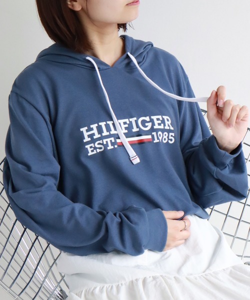 TOMMY HILFIGER（トミーヒルフィガー）の「【TOMMY HILFIGER/トミーヒルフィガー】 ロゴ ライトウェイトパーカー（パーカー・メンズ・ヘザーグレー/ブルー/ネイビー・S/M/L/XL）」の12枚目の写真