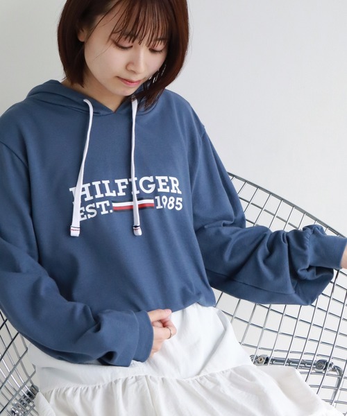 TOMMY HILFIGER（トミーヒルフィガー）の「【TOMMY HILFIGER/トミーヒルフィガー】 ロゴ ライトウェイトパーカー（パーカー・メンズ・ヘザーグレー/ブルー/ネイビー・S/M/L/XL）」の13枚目の写真
