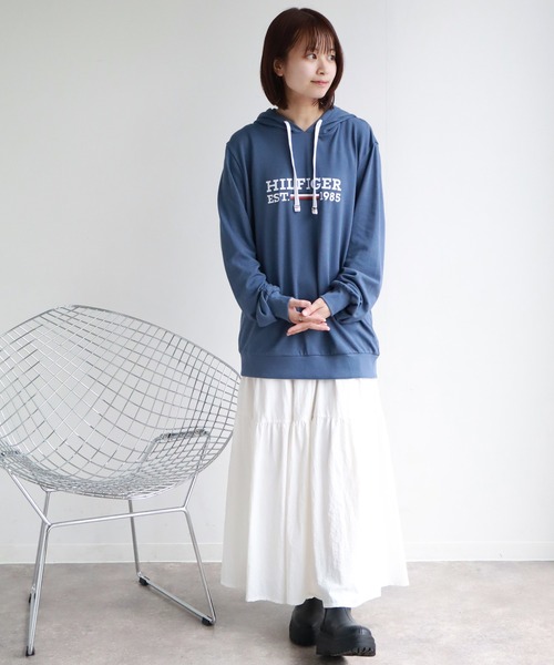 TOMMY HILFIGER（トミーヒルフィガー）の「【TOMMY HILFIGER/トミーヒルフィガー】 ロゴ ライトウェイトパーカー（パーカー・メンズ・ヘザーグレー/ブルー/ネイビー・S/M/L/XL）」の16枚目の写真