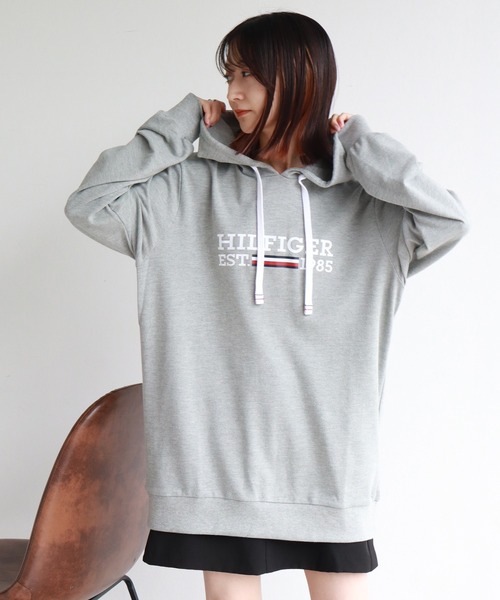 TOMMY HILFIGER（トミーヒルフィガー）の「【TOMMY HILFIGER/トミーヒルフィガー】 ロゴ ライトウェイトパーカー（パーカー・メンズ・ヘザーグレー/ブルー/ネイビー・S/M/L/XL）」の10枚目の写真