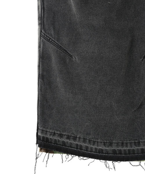 NOT4NERD(ノットフォーナード)の「NOT4NERD/ノットフォーナード/Camo Patch Work Layered Denim Pants(デニムパンツ・メンズ・ブラック/ブルー・L/XL/M)」の14枚目の写真