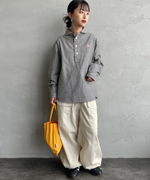 ◇レモンヨーグルト様◇DANTON ダントン　プルオーバーシャツ　チェック ◇レモンヨーグルト様◇DANTON ダントン プルオーバーシャツ チェック