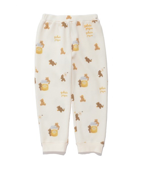 セール】【KIDS】はちみつベア柄ロングパンツ（ルームウェア/パジャマ