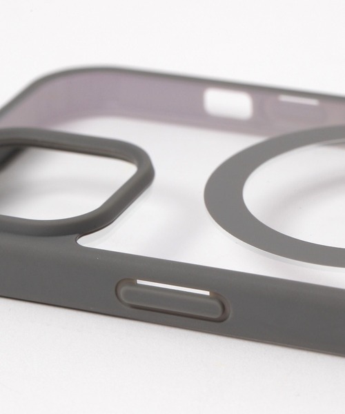 LAKOLE(ラコレ)の「MSiPhoneケース13/14/15 / 576565(スマホケース/カバー・レディース・アイボリー/チャコール・FREE)」の5枚目の写真