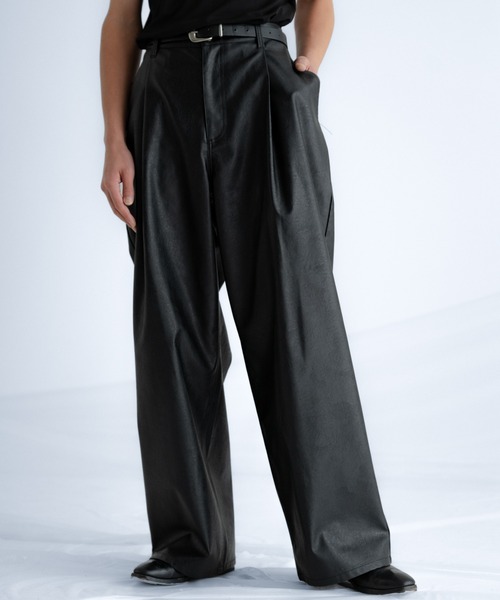 SINSS(シンス)の「Grain wide balloon slacks / グレインワイドバルーンスラックス(スラックス・メンズ・ブラック・LARGE/MEDIUM/SMALL/X-SMALL)」の7枚目の写真