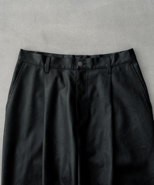 SINSS(シンス)の「Grain wide balloon slacks / グレインワイドバルーンスラックス(スラックス・メンズ・ブラック・LARGE/MEDIUM/SMALL/X-SMALL)」の13枚目の写真