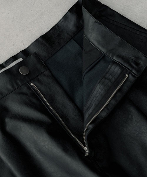 SINSS(シンス)の「Grain wide balloon slacks / グレインワイドバルーンスラックス(スラックス・メンズ・ブラック・LARGE/MEDIUM/SMALL/X-SMALL)」の18枚目の写真