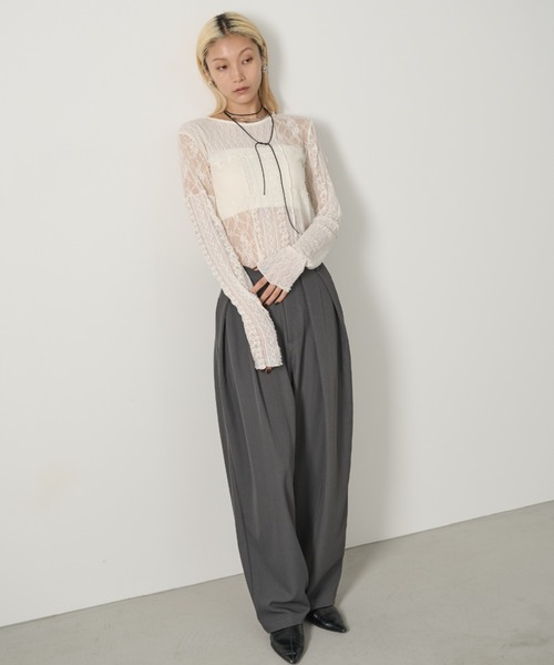 セール】コンビネーションレーストップス（その他トップス）｜AIC