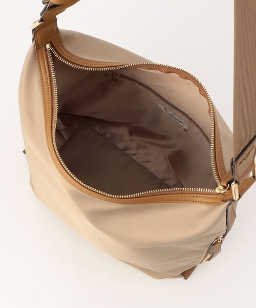 MICO COULIER（ミコクリエ）の「ナイロンワンショルダーバッグ（ショルダーバッグ・レディース・ブラック/グレイッシュベージュ・FREE）」の21枚目の写真