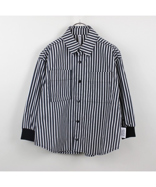 maarook（マルーク）の「ストライプミドルワイド袖リブシャツ（シャツ/ブラウス・キッズ・ブラック・140cm/150cm/160cm）」の11枚目の写真